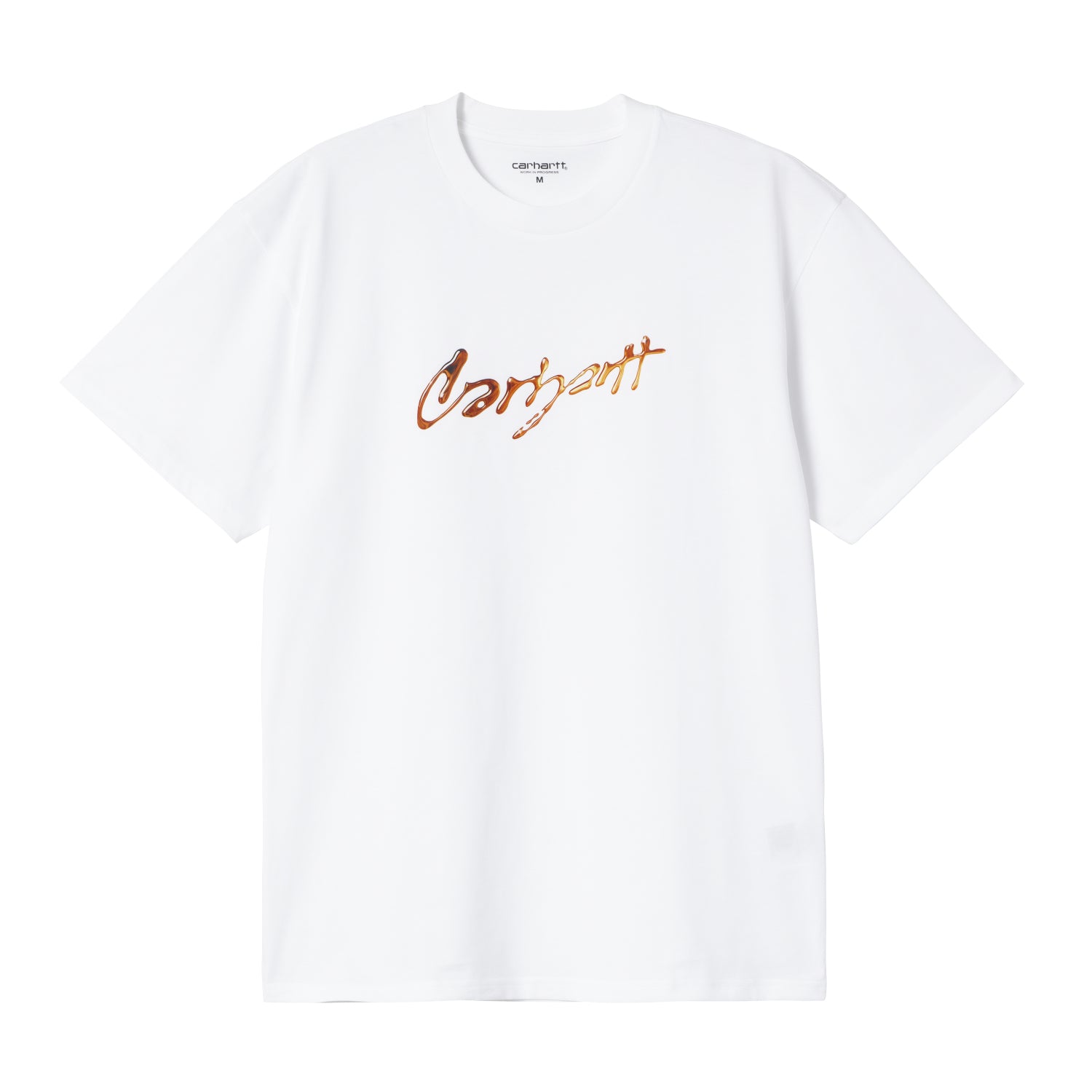 S/S DRIP SCRIPT T-SHIRT - White