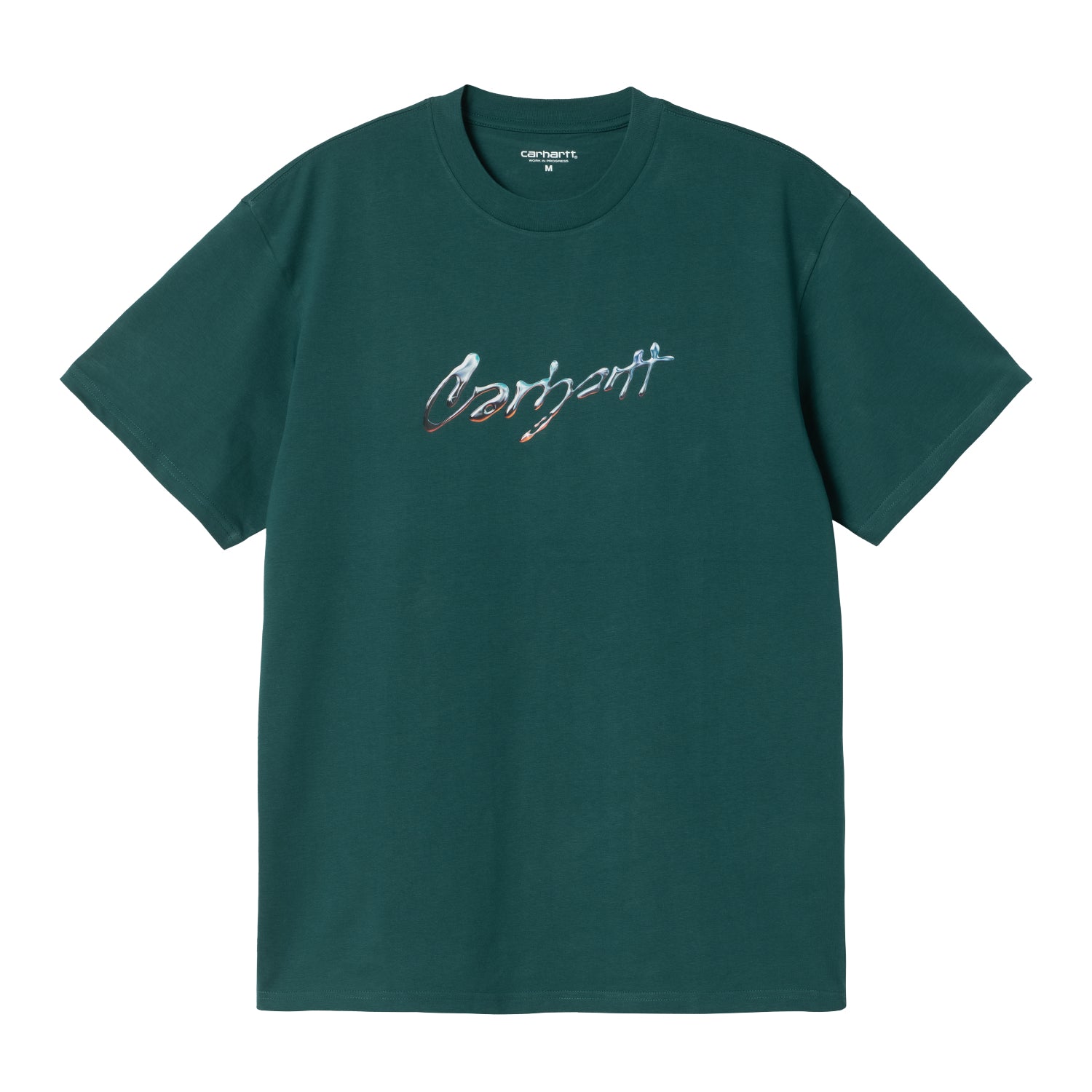 S/S DRIP SCRIPT T-SHIRT - Malachite 1