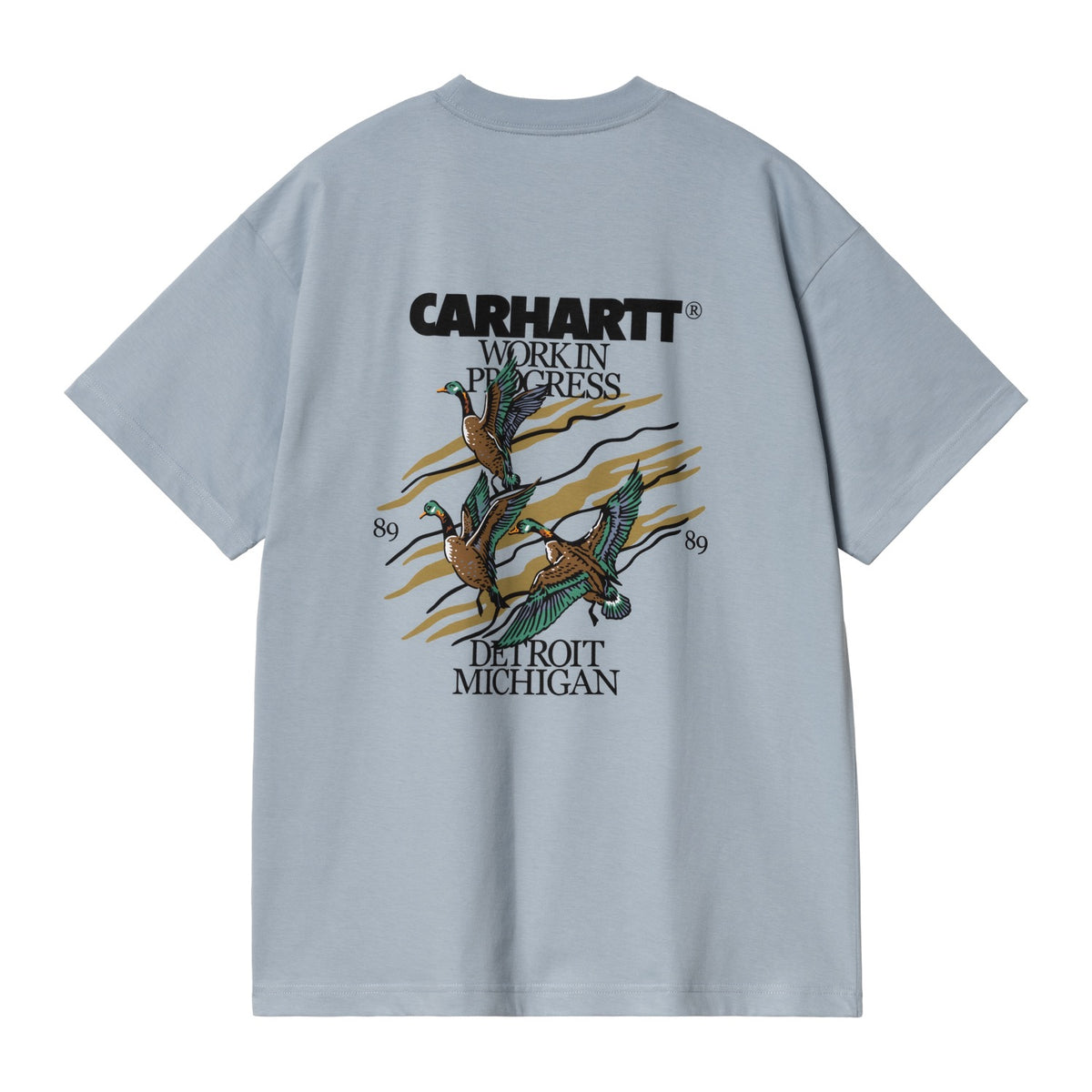 S/S DUCKS T-SHIRT - Misty Sky 5