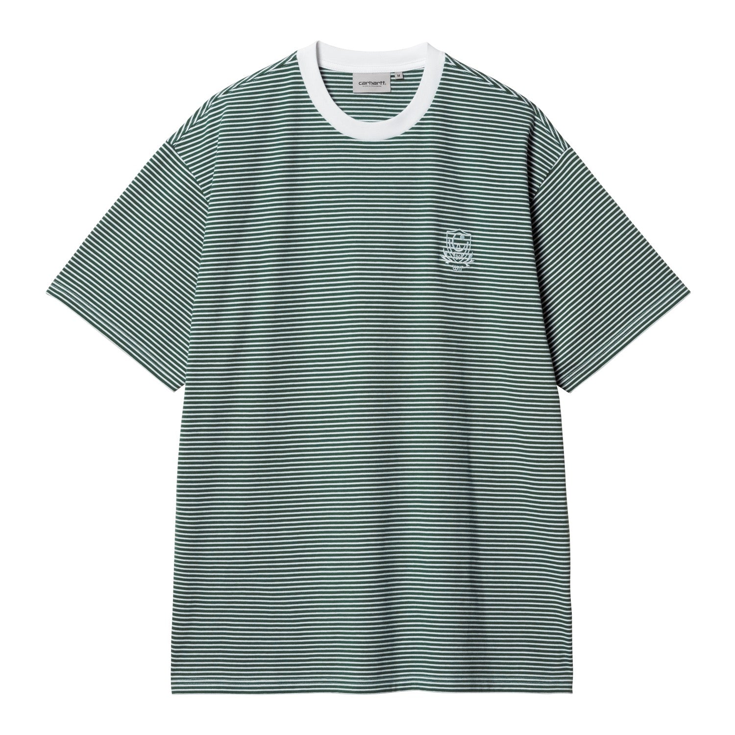 S/S FAIRLEY T-SHIRT - Fairley Stripe, Chervil / White