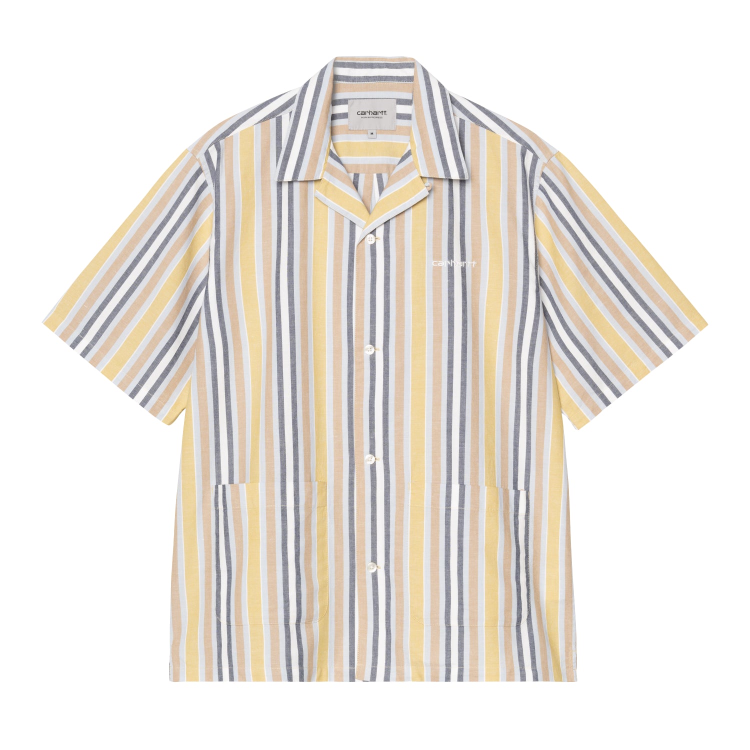 S/S FOLSEY SHIRT  - Folsey Stripe, Suncrest / White