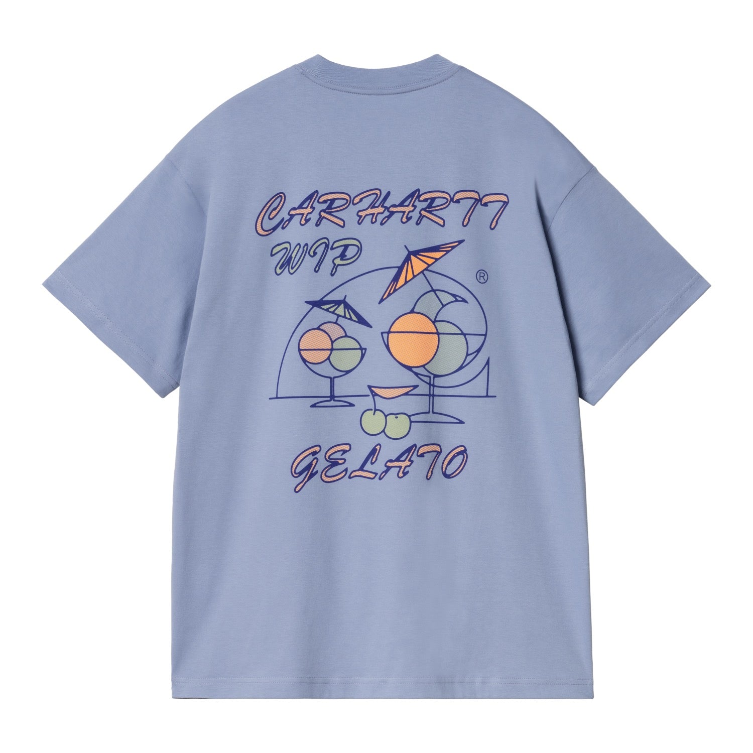 S/S GELATO T-SHIRT - Charm Blue