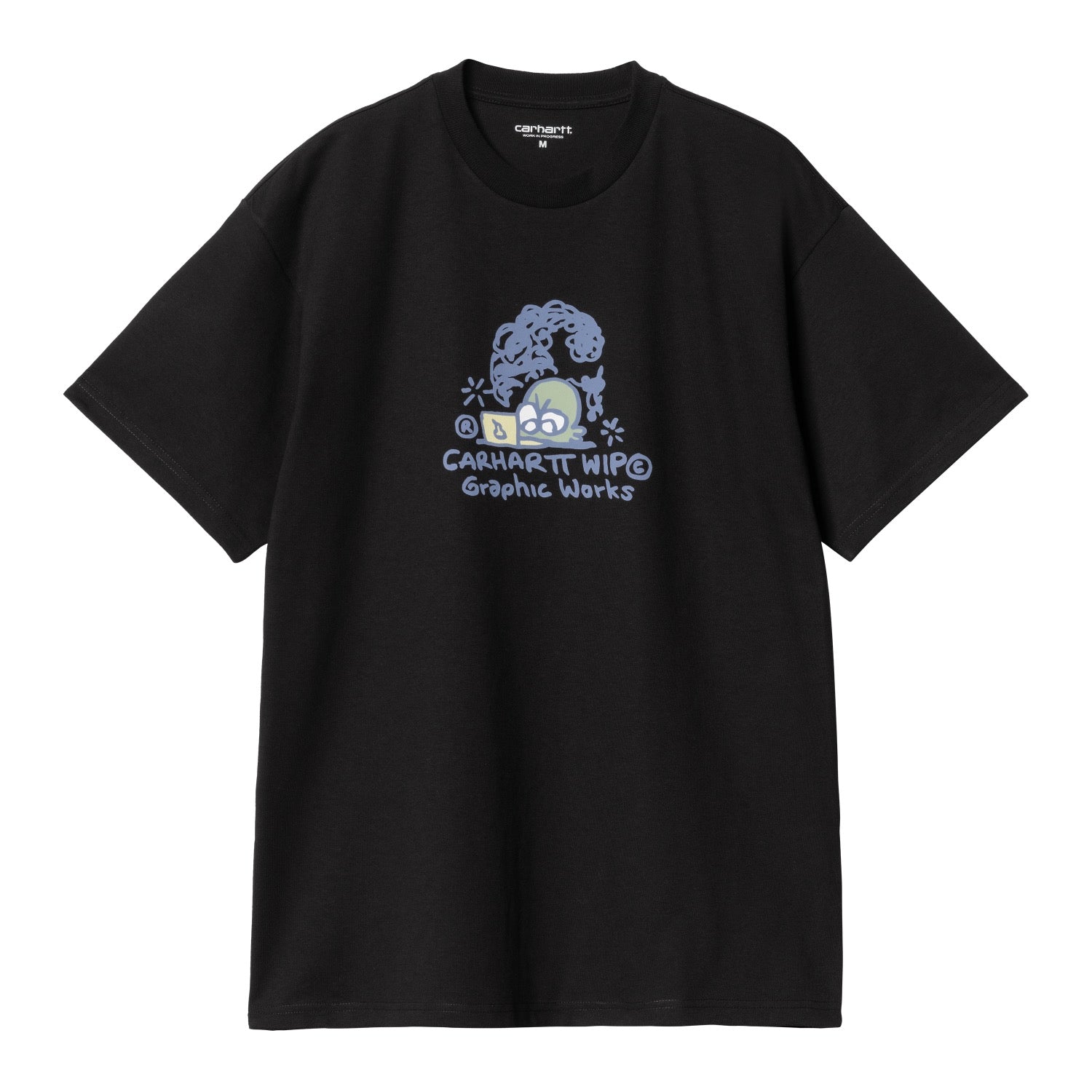 S/S GRAPHIC WORKS T-SHIRT - Black