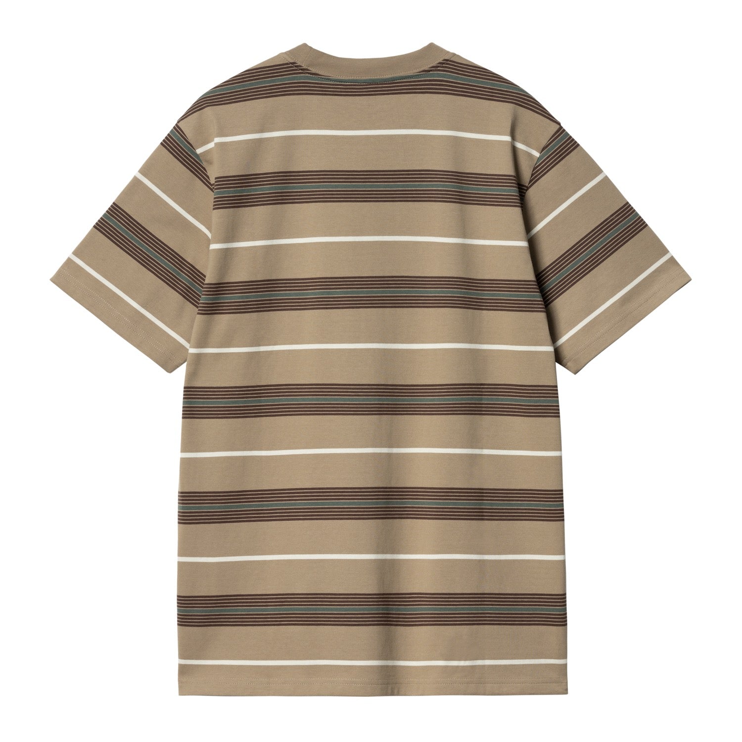 S/S HAYNES T-SHIRT - Haynes Stripe, Leather