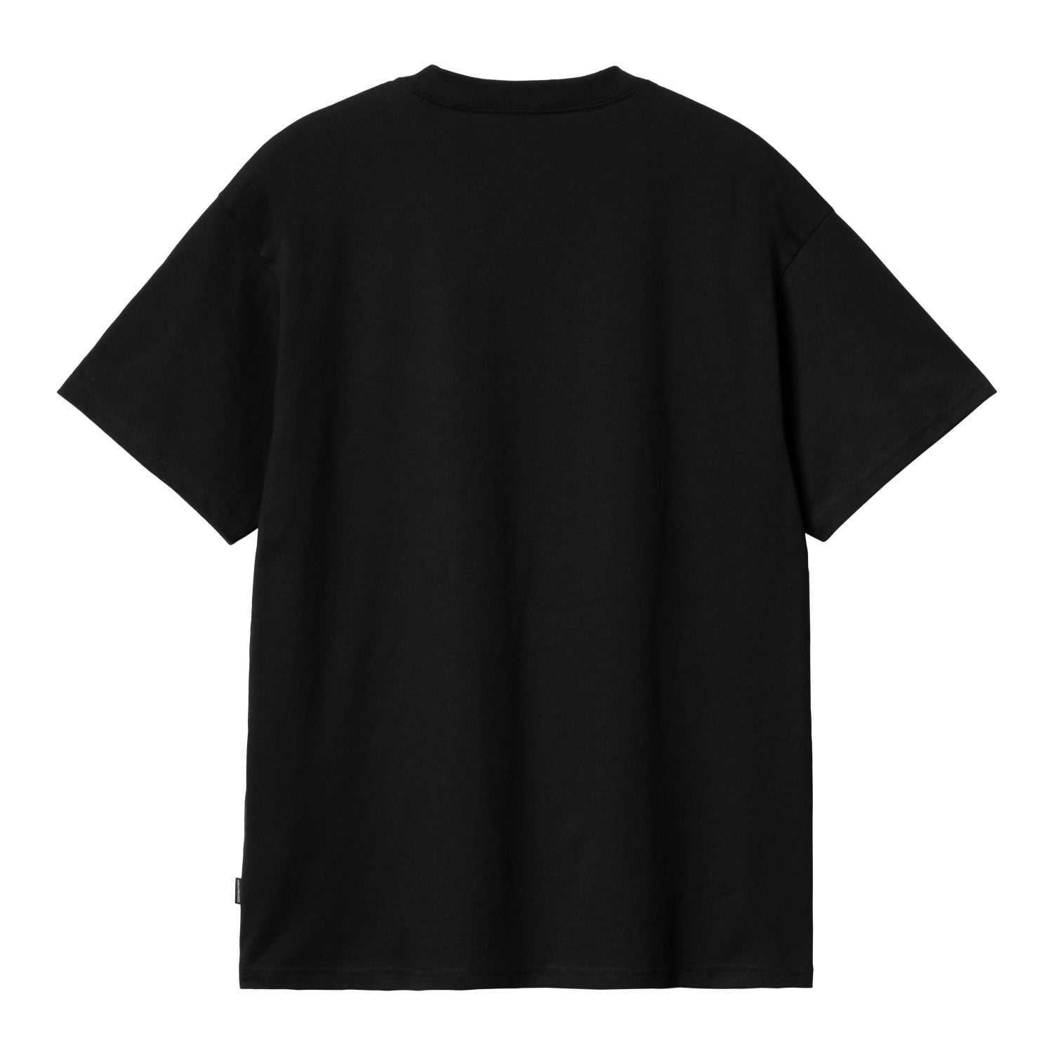 S/S HEART TRAIN POCKET T-SHIRT - Black