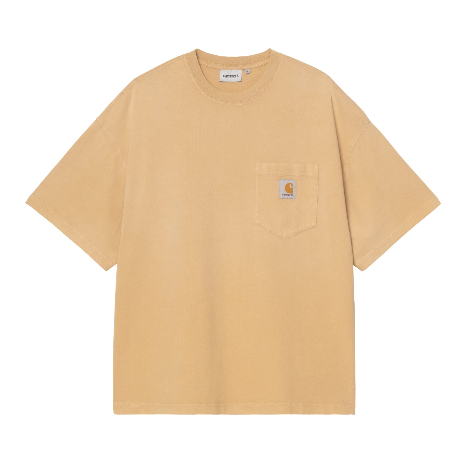S/S HUDSON POCKET T-SHIRT - Dusty H Brown (chalk wash)