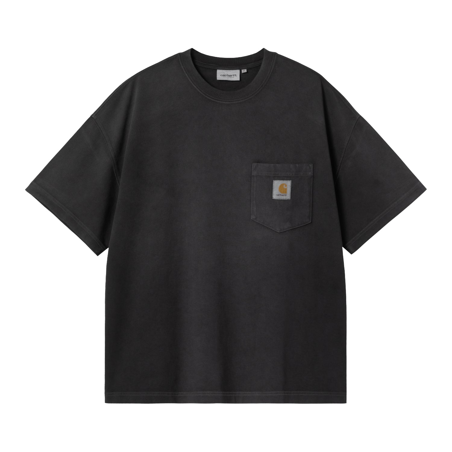 S/S HUDSON POCKET T-SHIRT - Black (chalk wash)