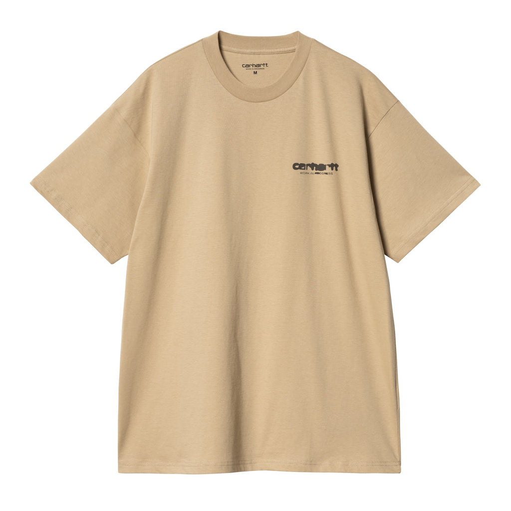 S/S INK BLEED T-SHIRT - Sable / Tobacco