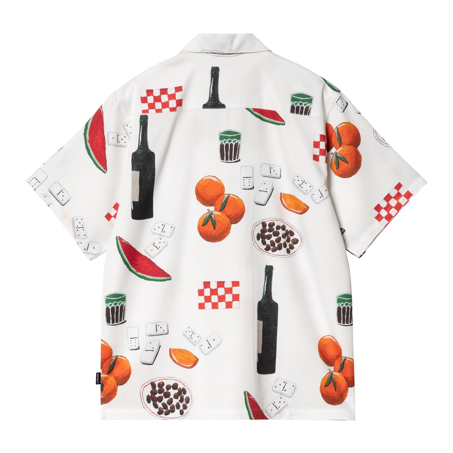 S/S ISIS MARIA DINNER SHIRT - Isis Maria Dinner AOP, White 5