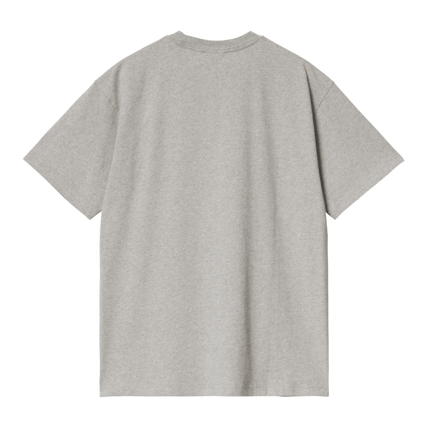 S/S LAZY DUCK ACADEMY T-SHIRT - Grey Heather (stone washed)