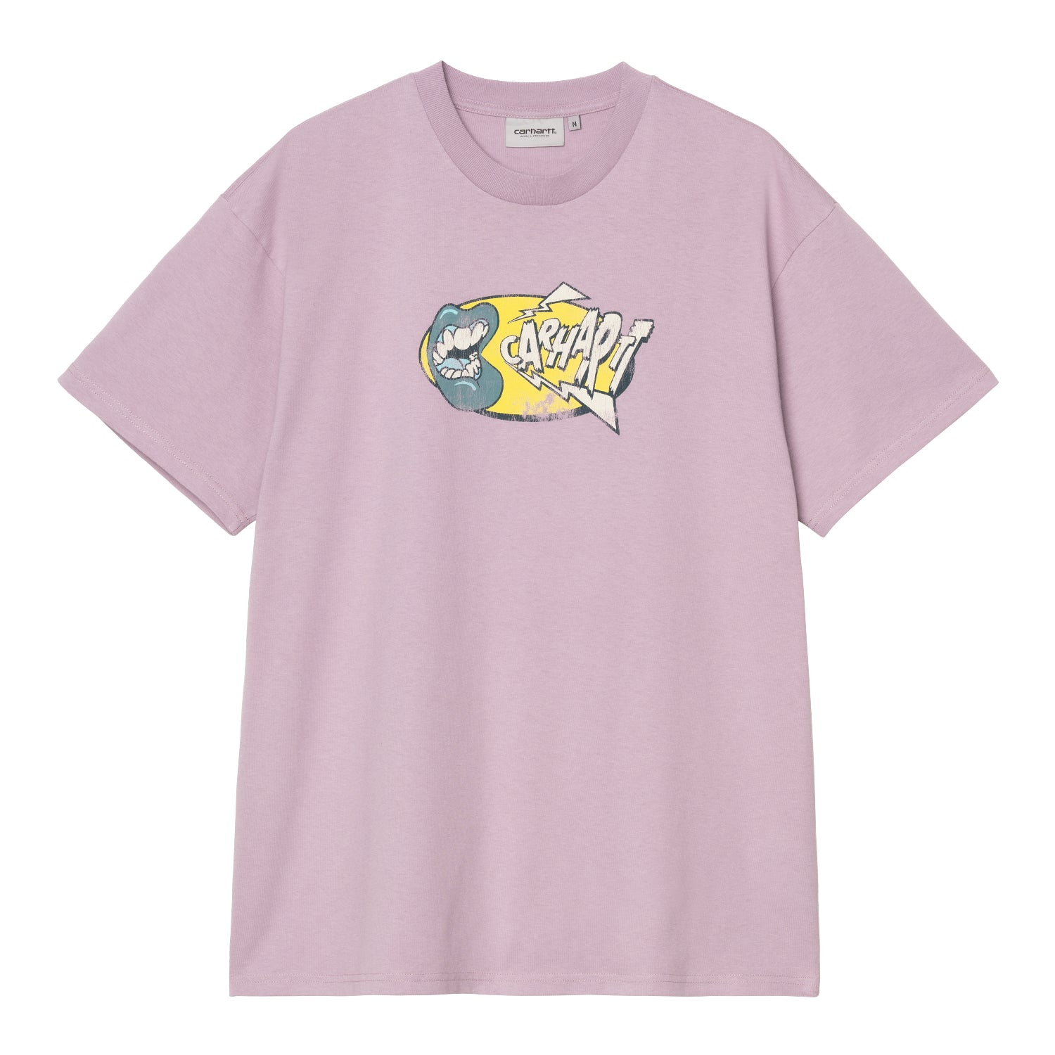 S/S LOUDER T-SHIRT - Pink Fog (heavy enzyme wash) 1