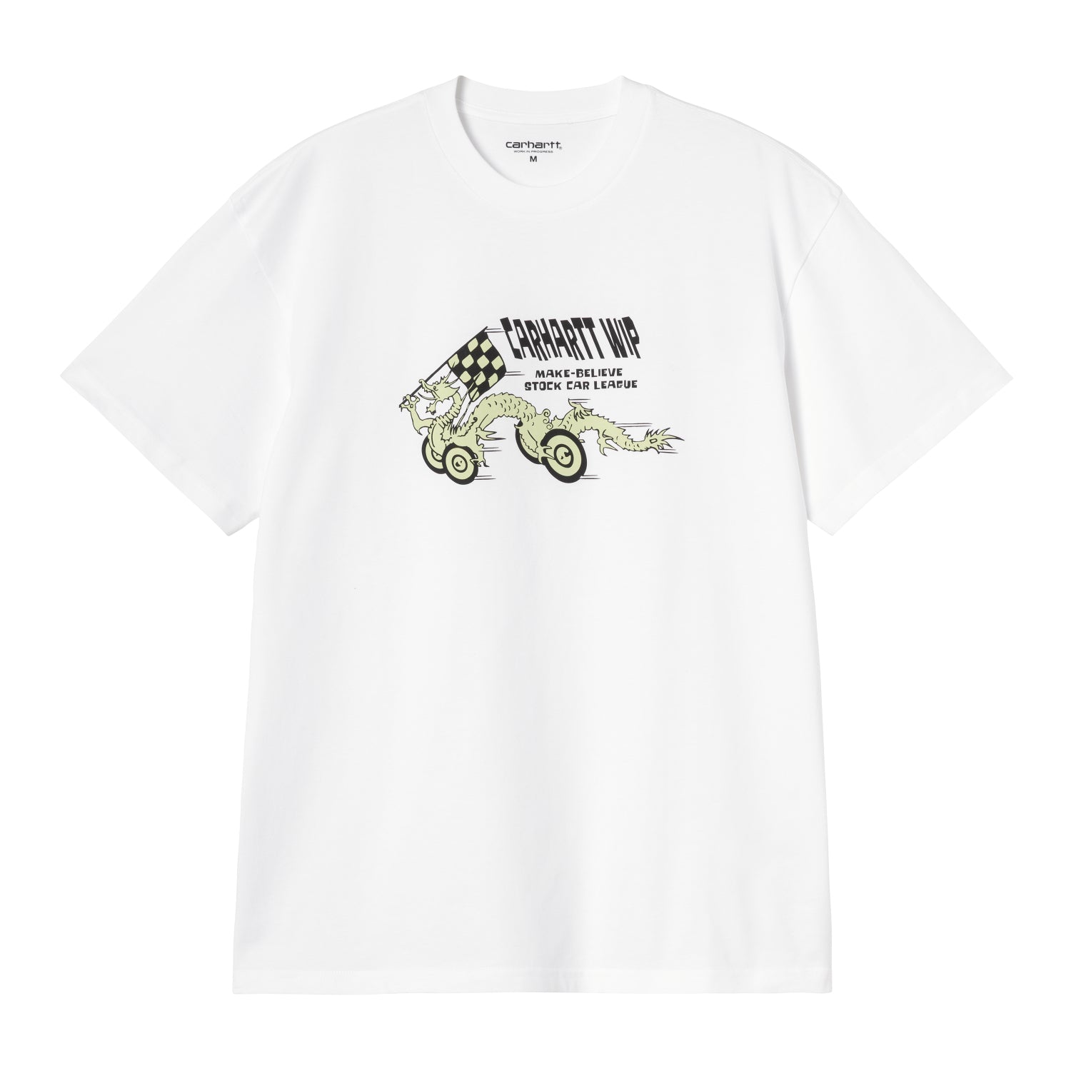 S/S MAKE BELIEVE LEAGUE T-SHIRT - White