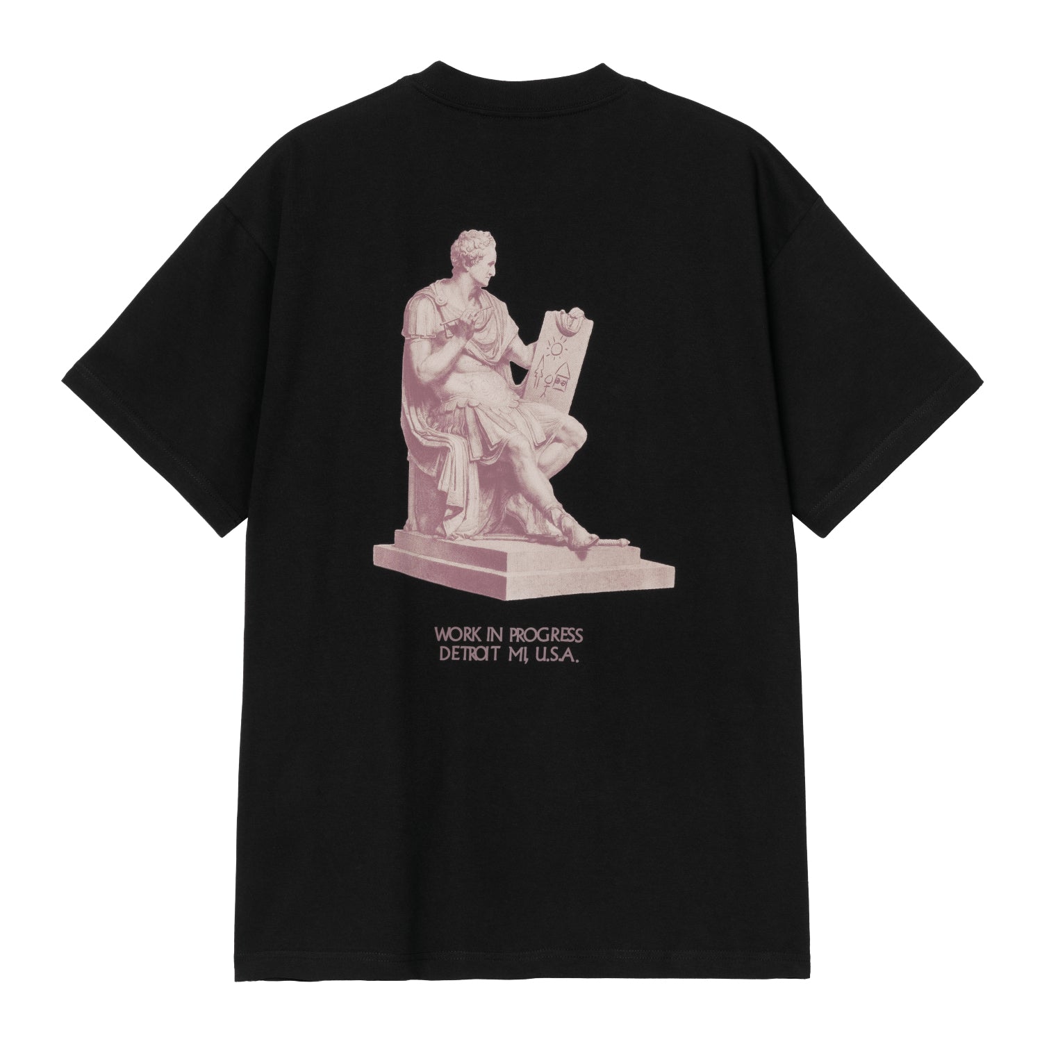 S/S UNIVERSITY T-SHIRT - Black / White