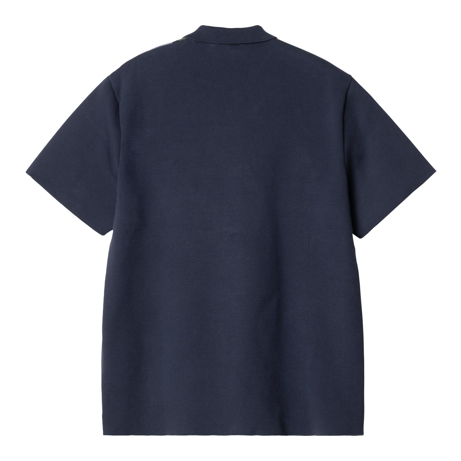 S/S MEMORY KNIT SHIRT - Percy Stripe, Ink