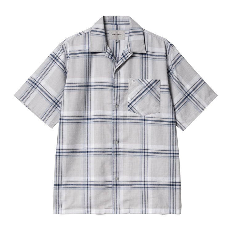 S/S MIKA SHIRT - Mika Check, Sonic Silver