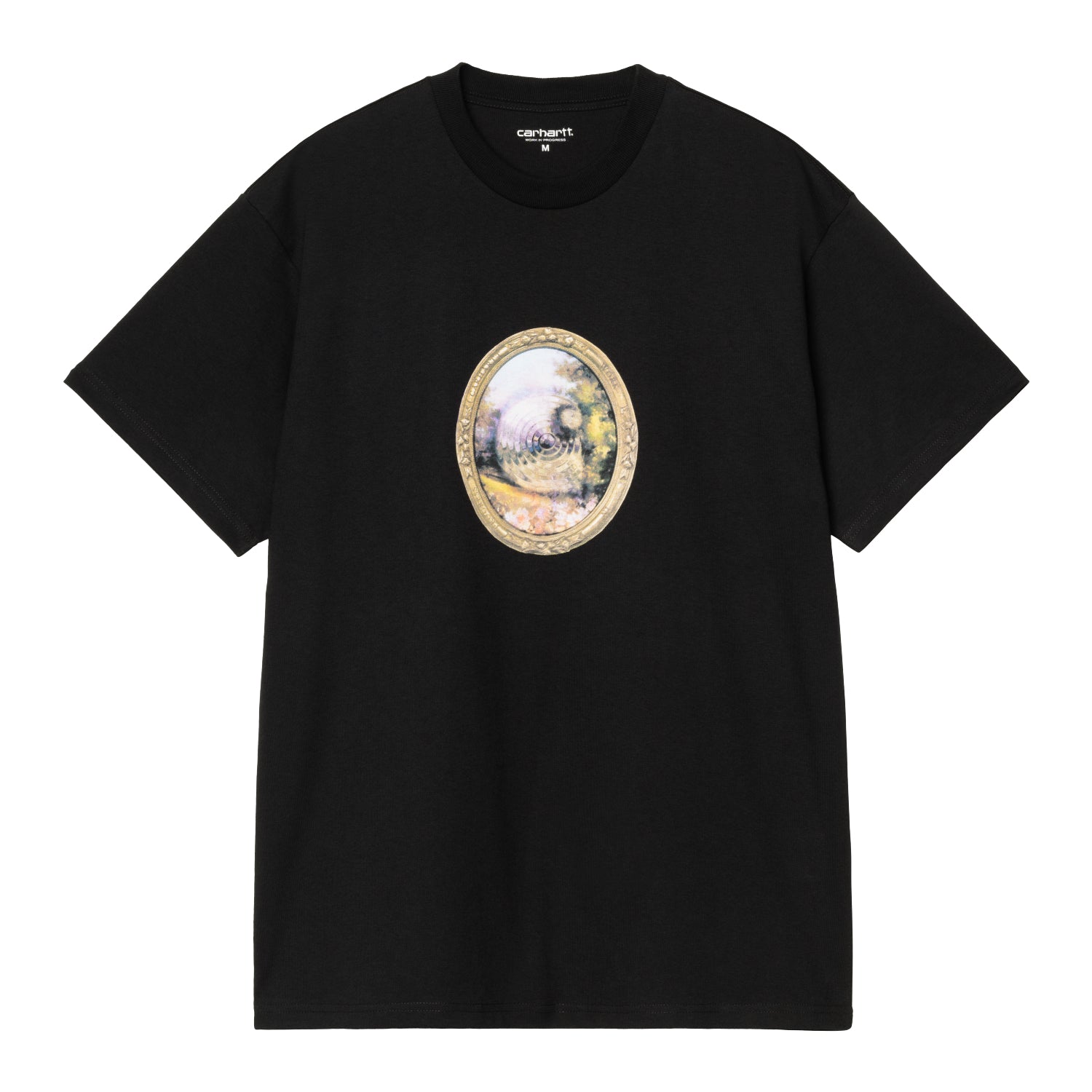 S/S MIRROR T-SHIRT  - Black
