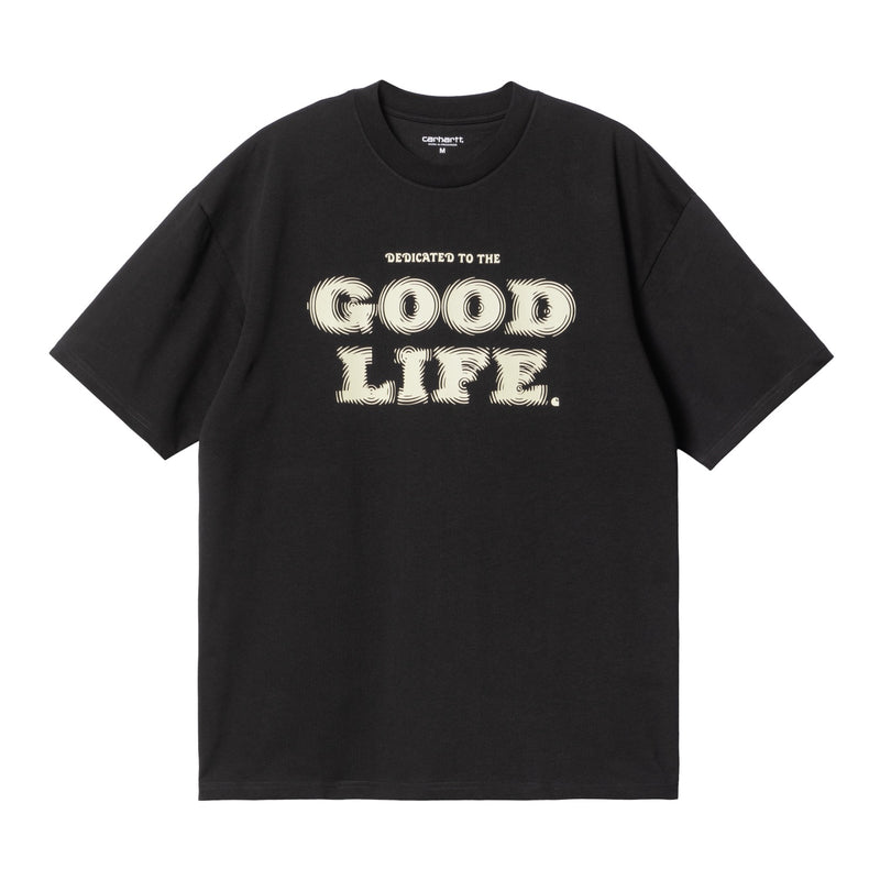 S/S MIST T-SHIRT - Black / Wax