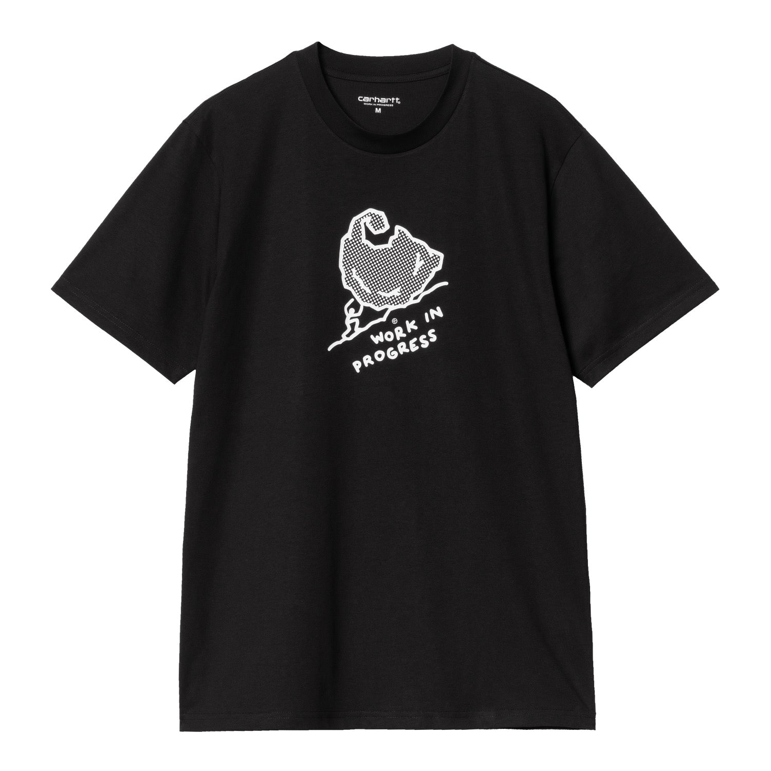 S/S MOVE ON UP T-SHIRT - Black / White