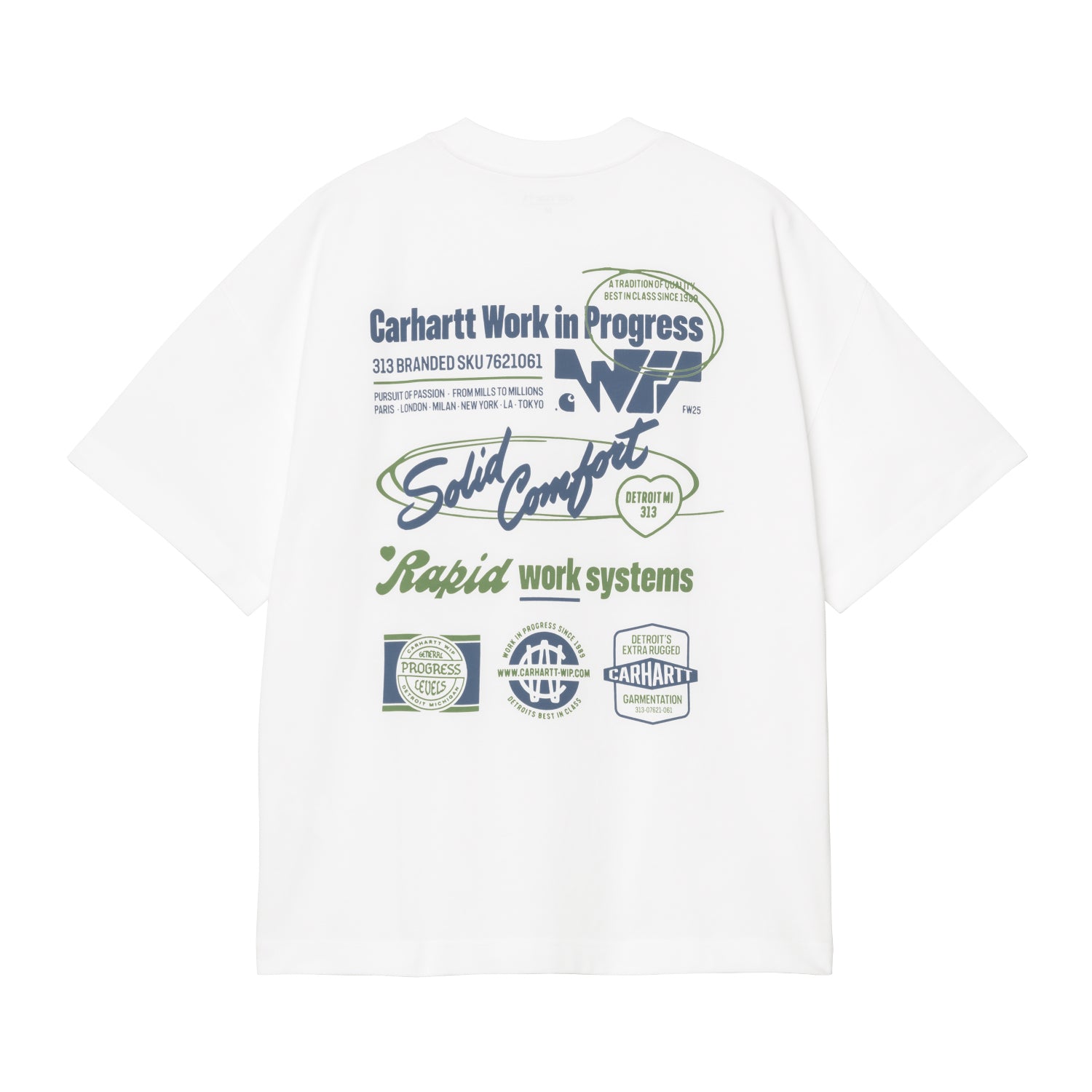 S/S NETWORKS T-SHIRT  - White