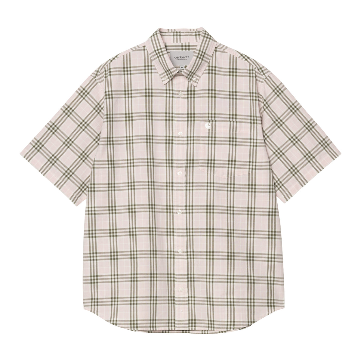 S/S NIVEN SHIRT - Niven Check, Air Pink / Wax 1