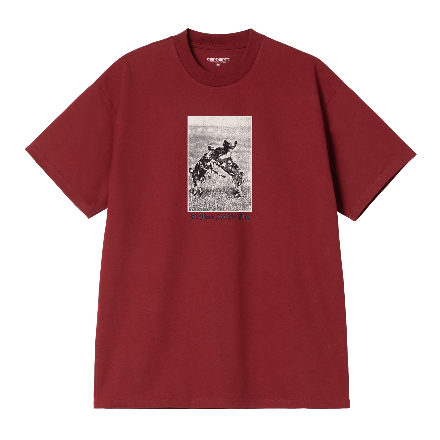 S/S NO PLAY T-SHIRT  - Scarlet
