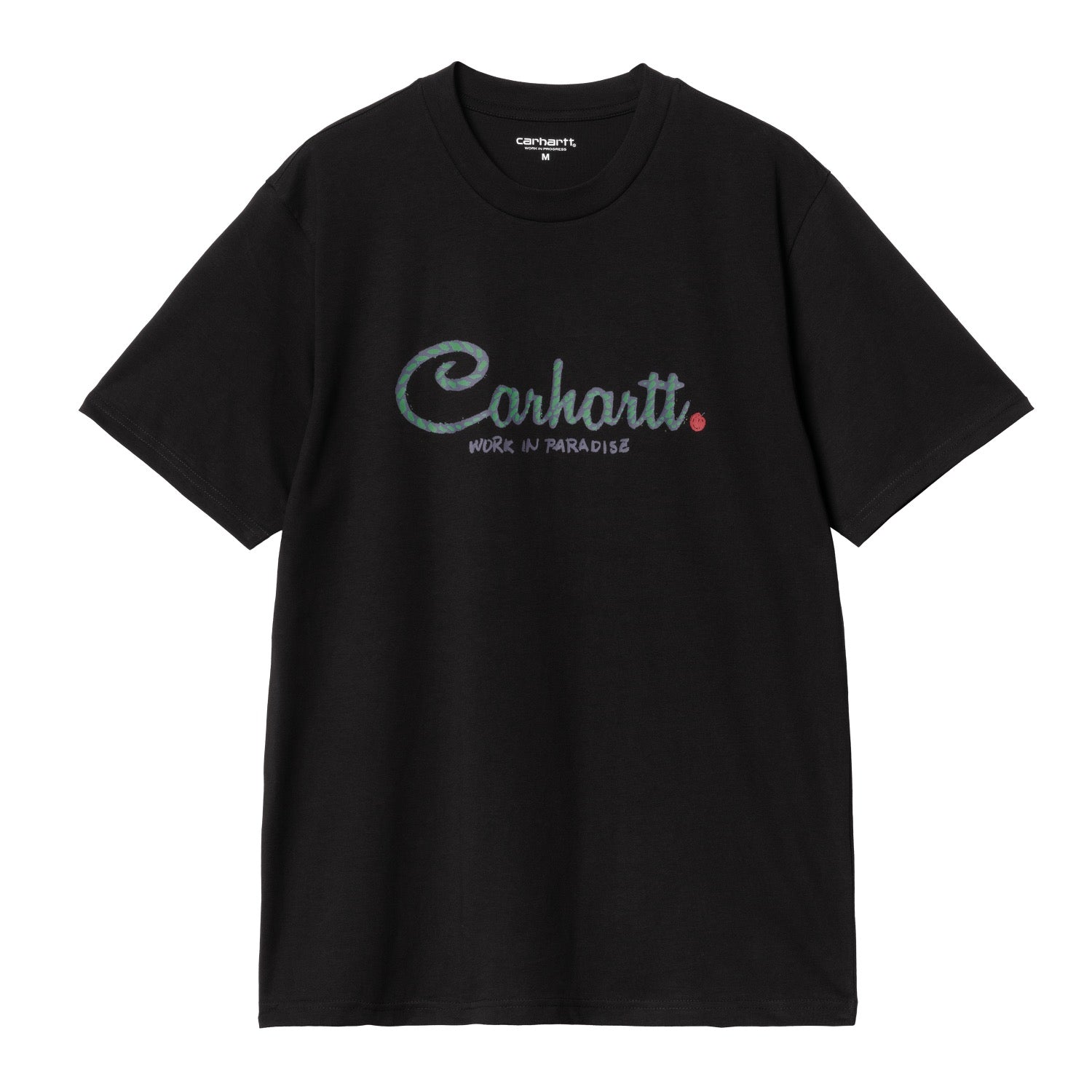 S/S PARADISE SCRIPT T-SHIRT - Black