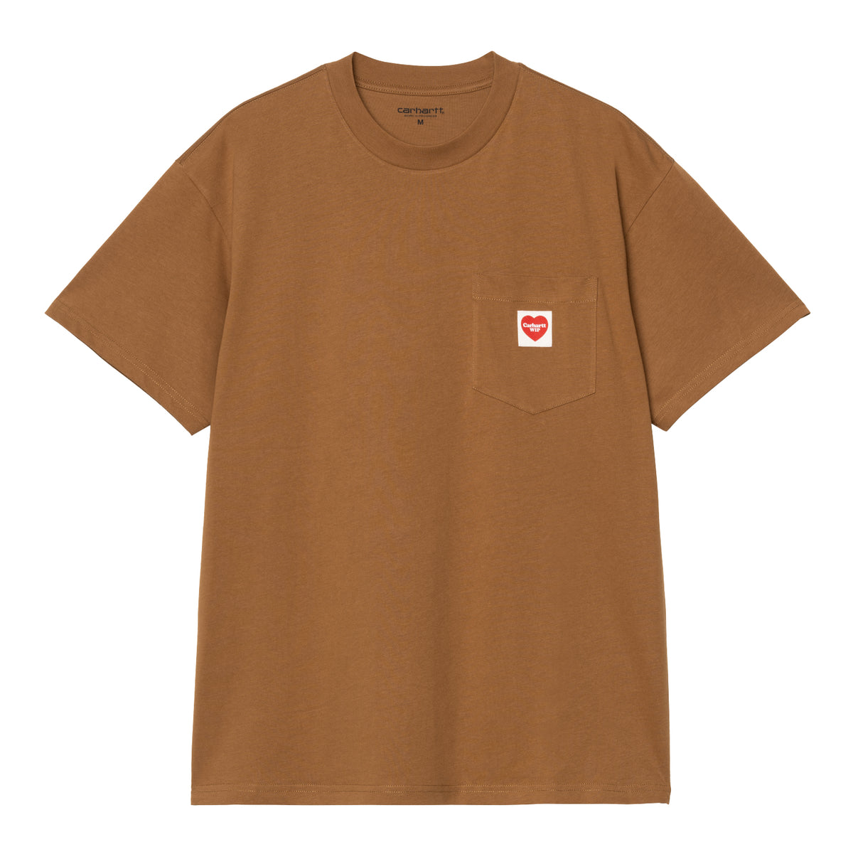S/S POCKET HEART T-SHIRT - Hamilton Brown 1