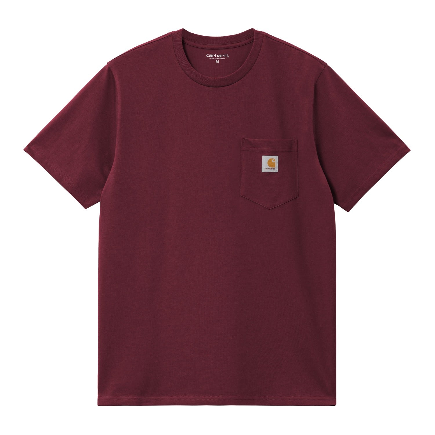 S/S POCKET T-SHIRT - Malbec