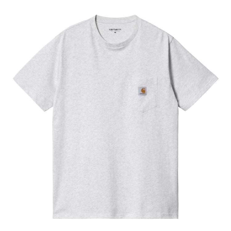 S/S POCKET T-SHIRT - Ash Heather