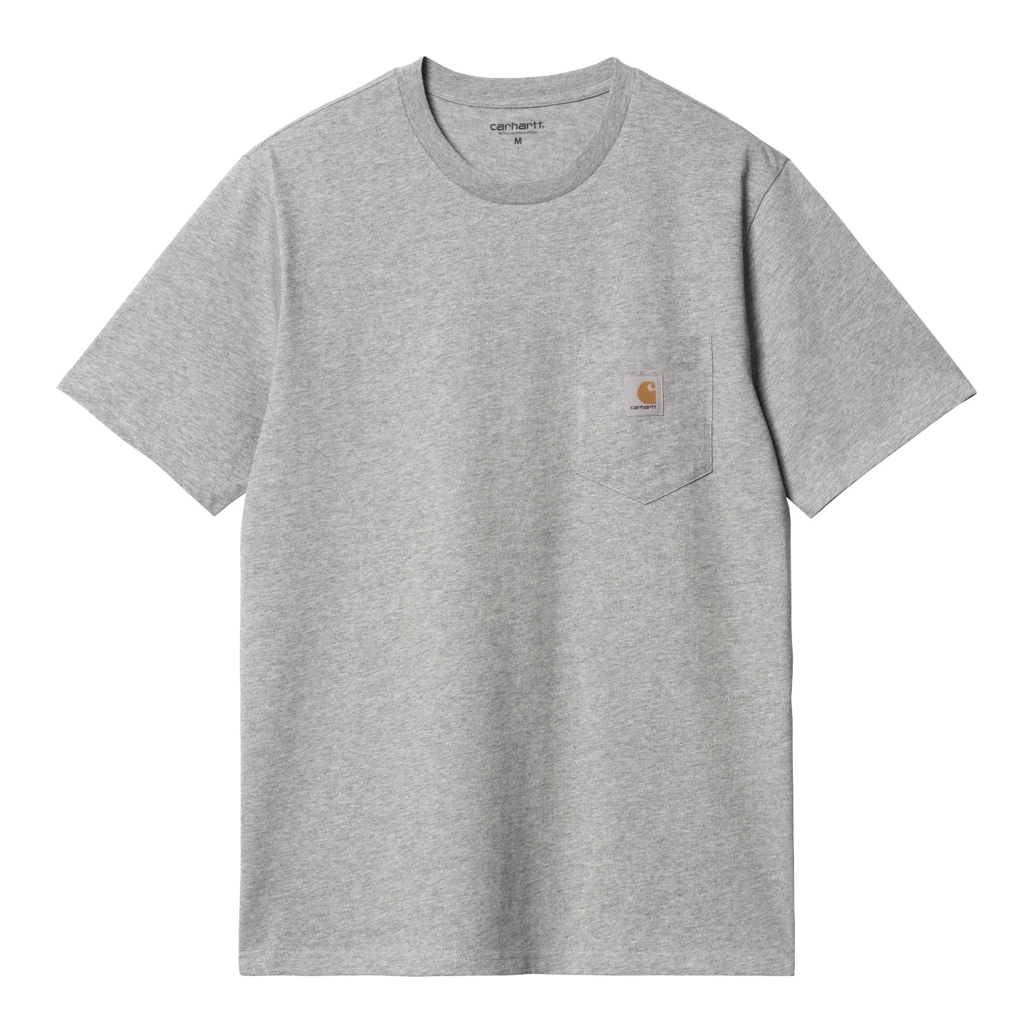 S/S POCKET T-SHIRT - Grey Heather