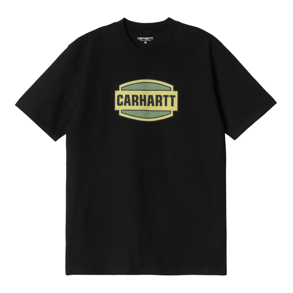S/S PRESS SCRIPT T-SHIRT - Black 1