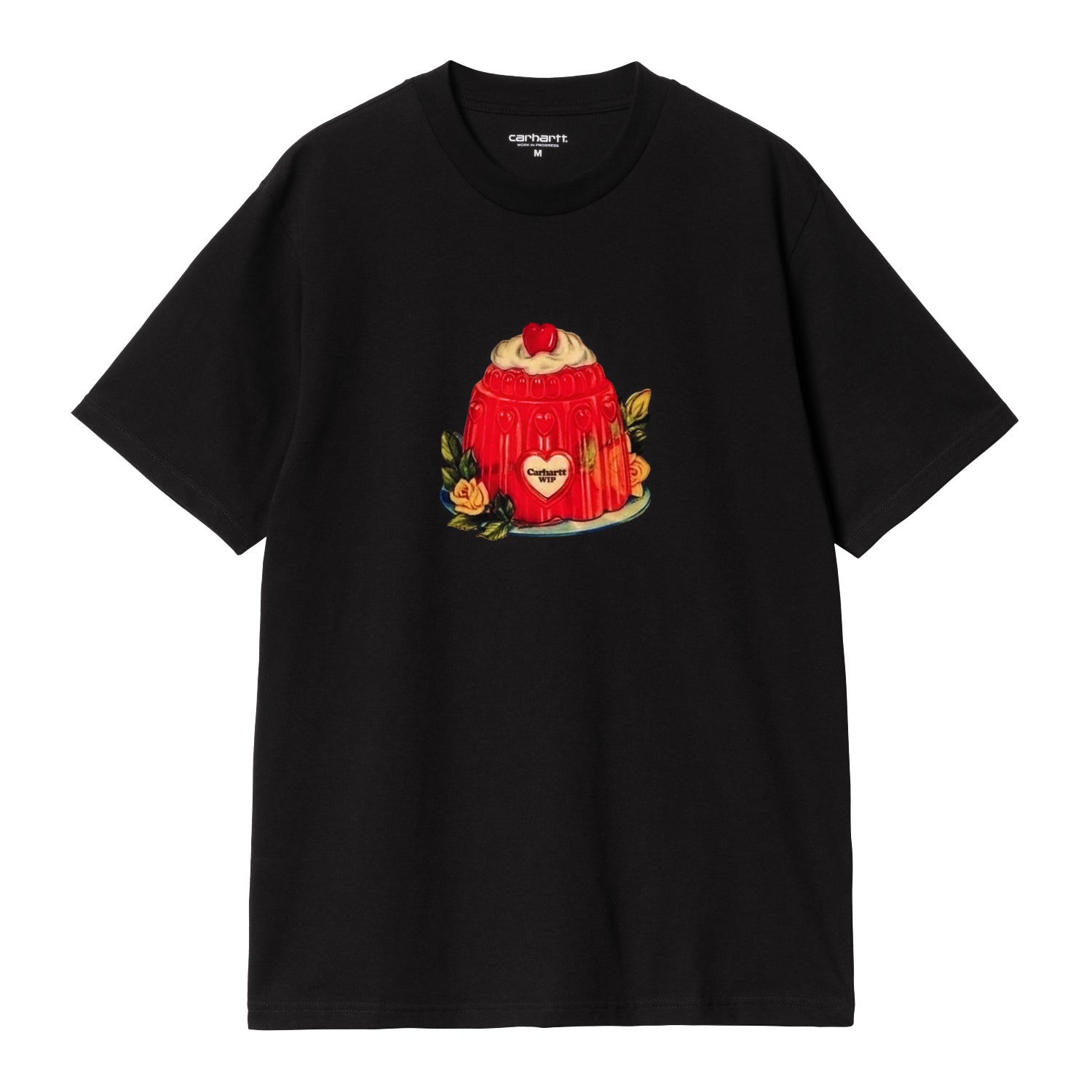 S/S PUDDING T-SHIRT - Black