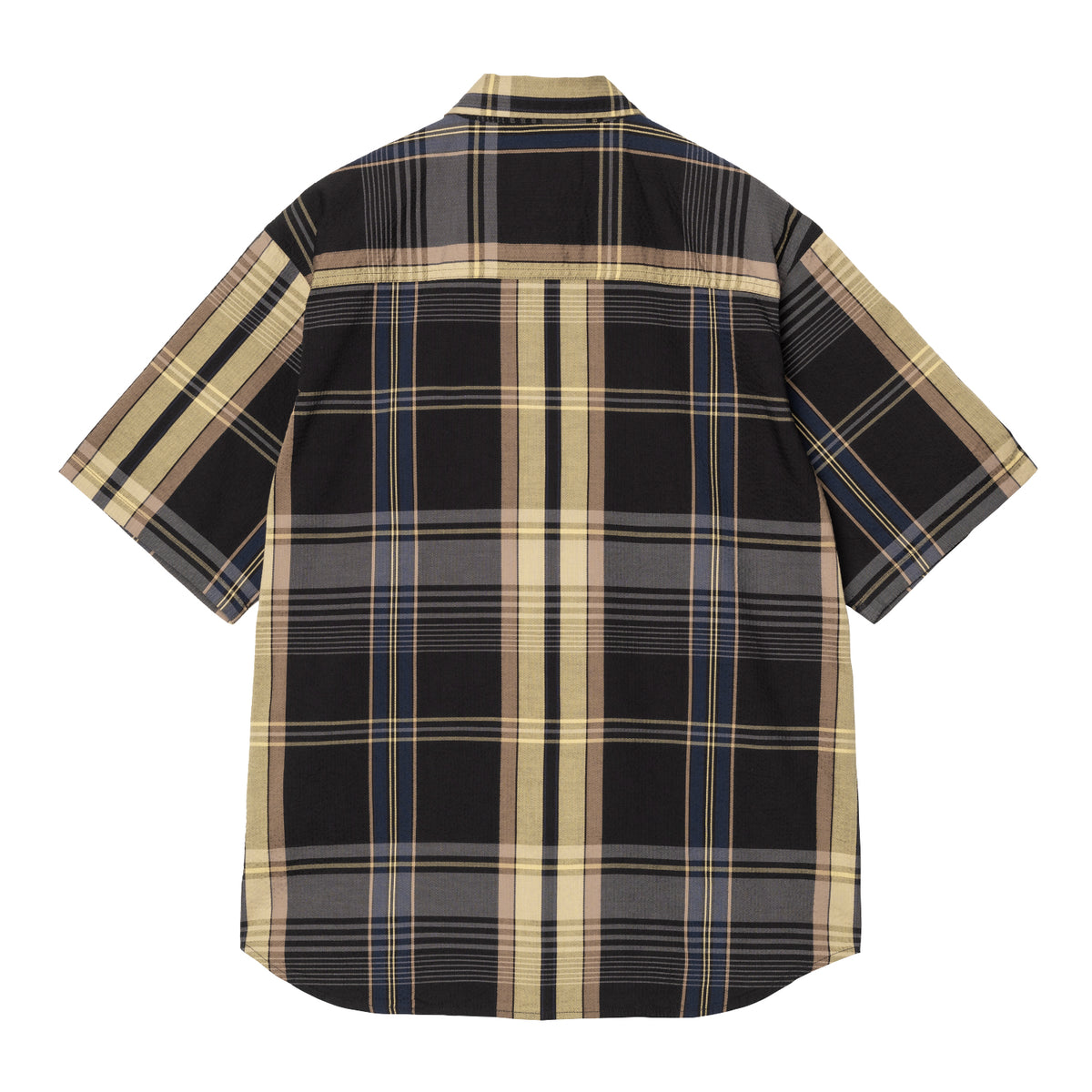 S/S ROSLIN SHIRT - Roslin Check, Black / Black 5