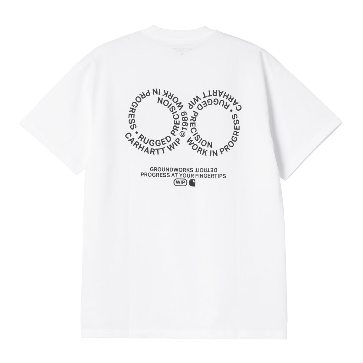 S/S ROTATION T-SHIRT - White / Black 5