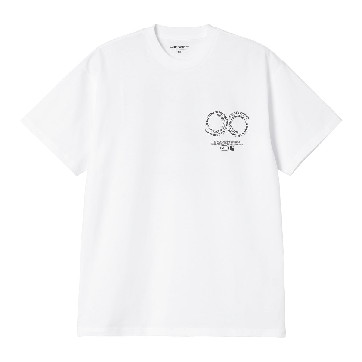 S/S ROTATION T-SHIRT - White / Black 1