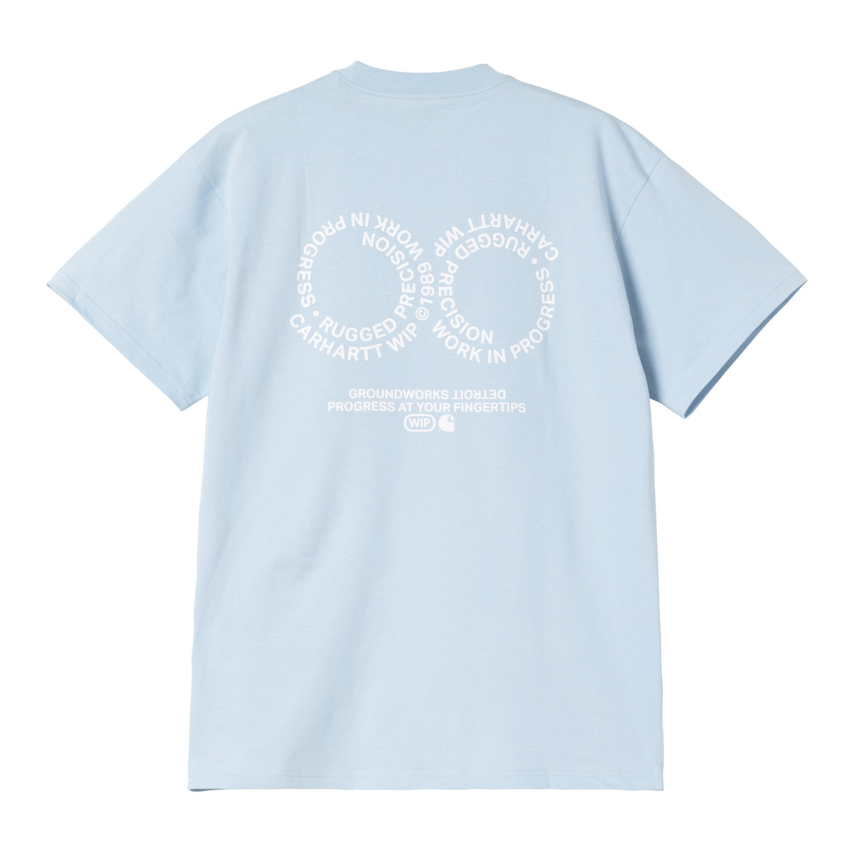 S/S ROTATION T-SHIRT - Air Sky / White 5