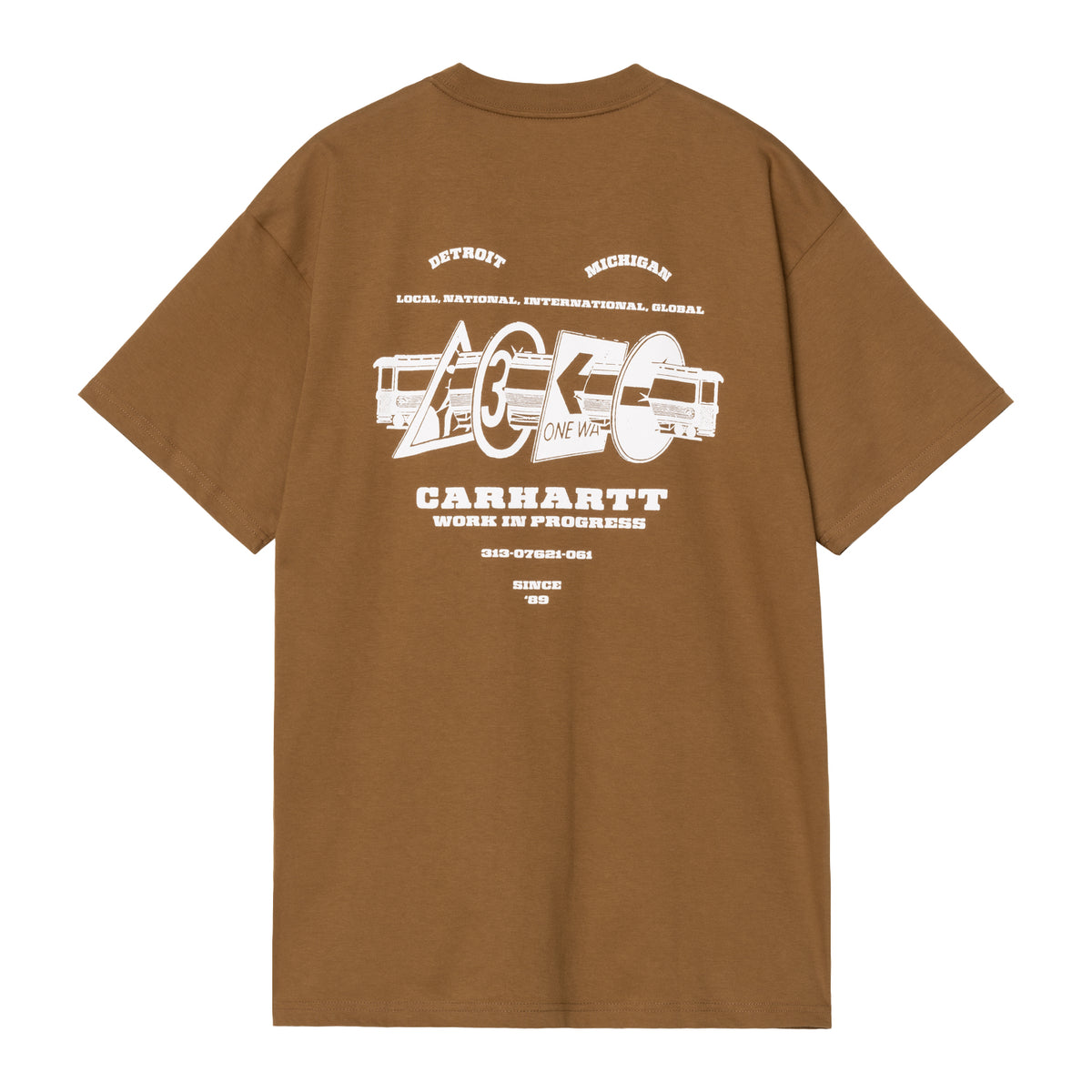 S/S RUNAWAY T-SHIRT - Hamilton Brown / White 5