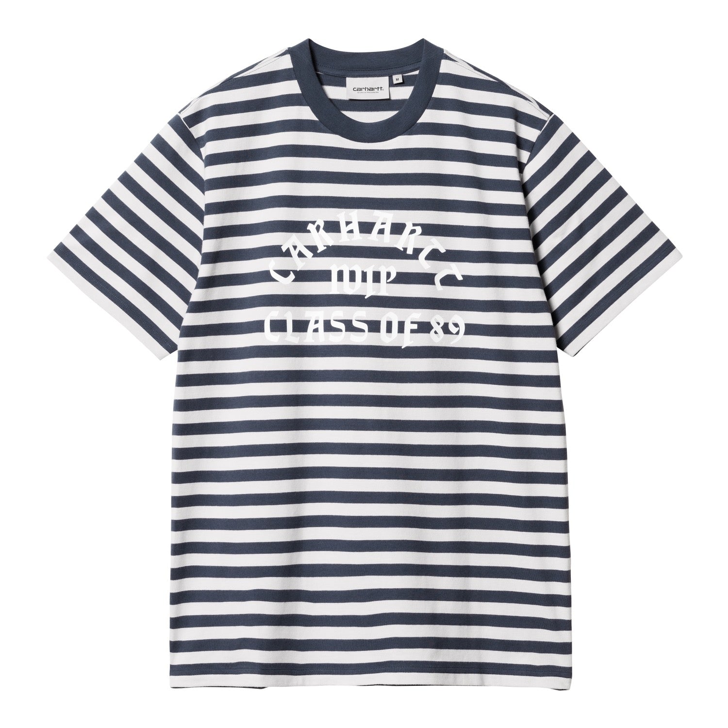 S/S SCOTTY ATHLETIC T-SHIRT - Scotty Stripe, Blue / Sonic Silver