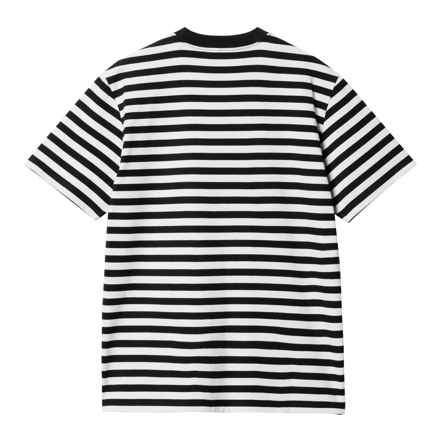 S/S SCOTTY ATHLETIC T-SHIRT - Scotty Stripe, Black / Sonic Silver