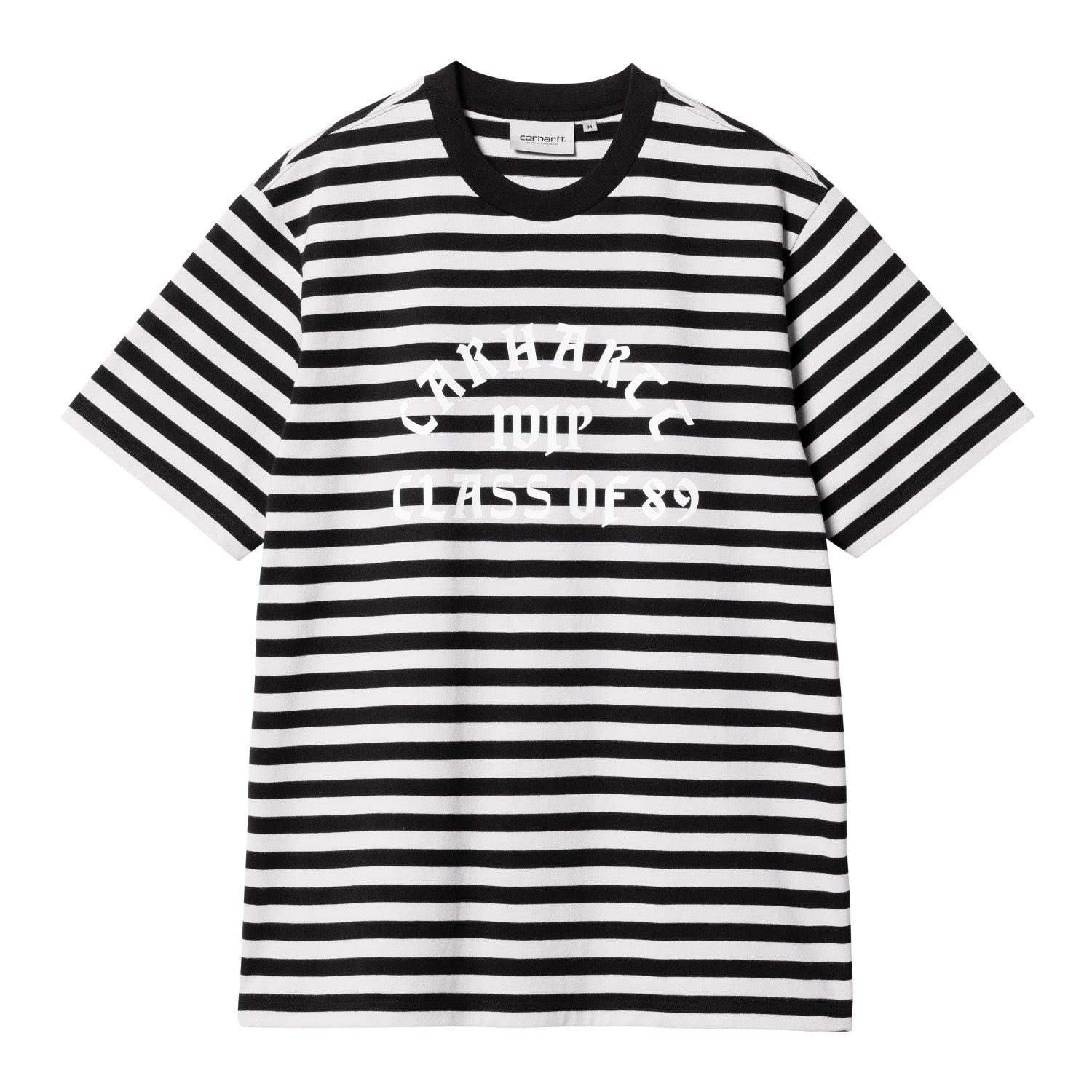 S/S SCOTTY ATHLETIC T-SHIRT - Scotty Stripe, Black / Sonic Silver