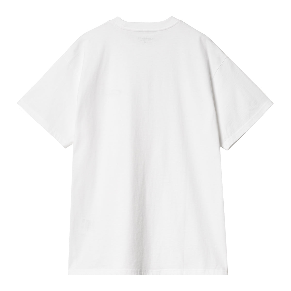 S/S SCRIPT EMBROIDERY T-SHIRT - White / Black 5