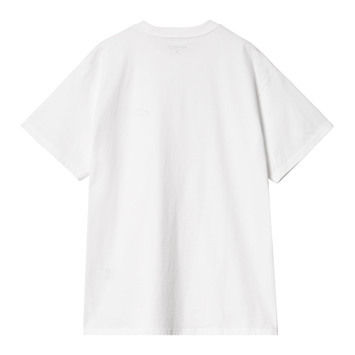 S/S SCRIPT EMBROIDERY T-SHIRT - White / Black