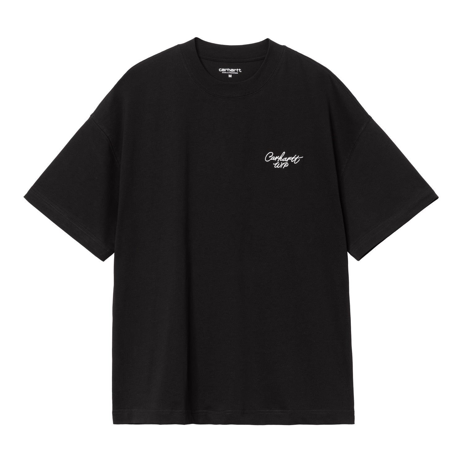 S/S SIGNATURE SCRIPT T-SHIRT - Black / Wax