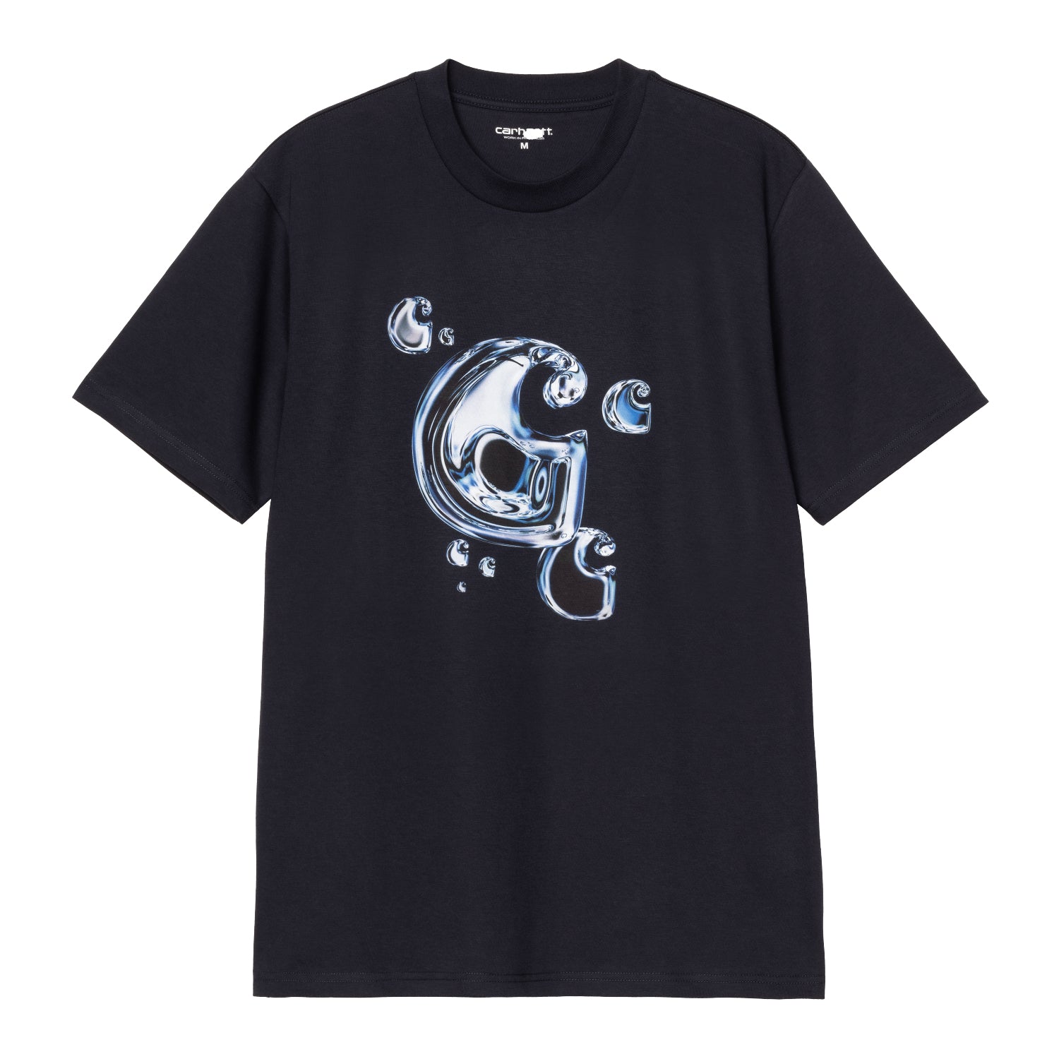 S/S SOLAR CHROME C-LOGO T-SHIRT - Dark Navy
