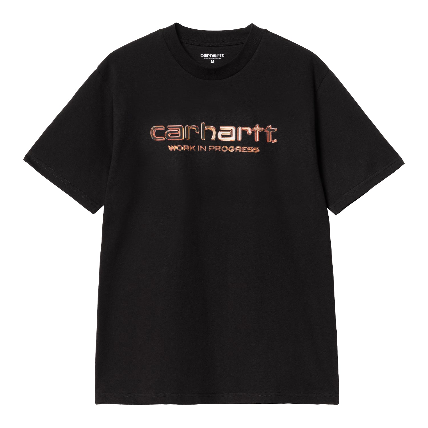 S/S SOLAR CHROME SCRIPT T-SHIRT - Black
