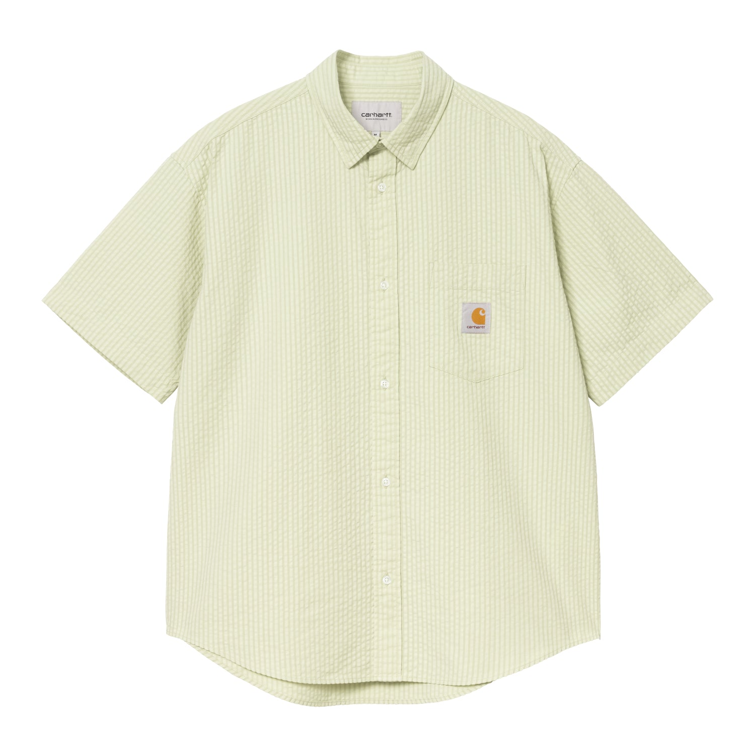 S/S TOLAND SHIRT  - Toland Stripe, Pale Olive