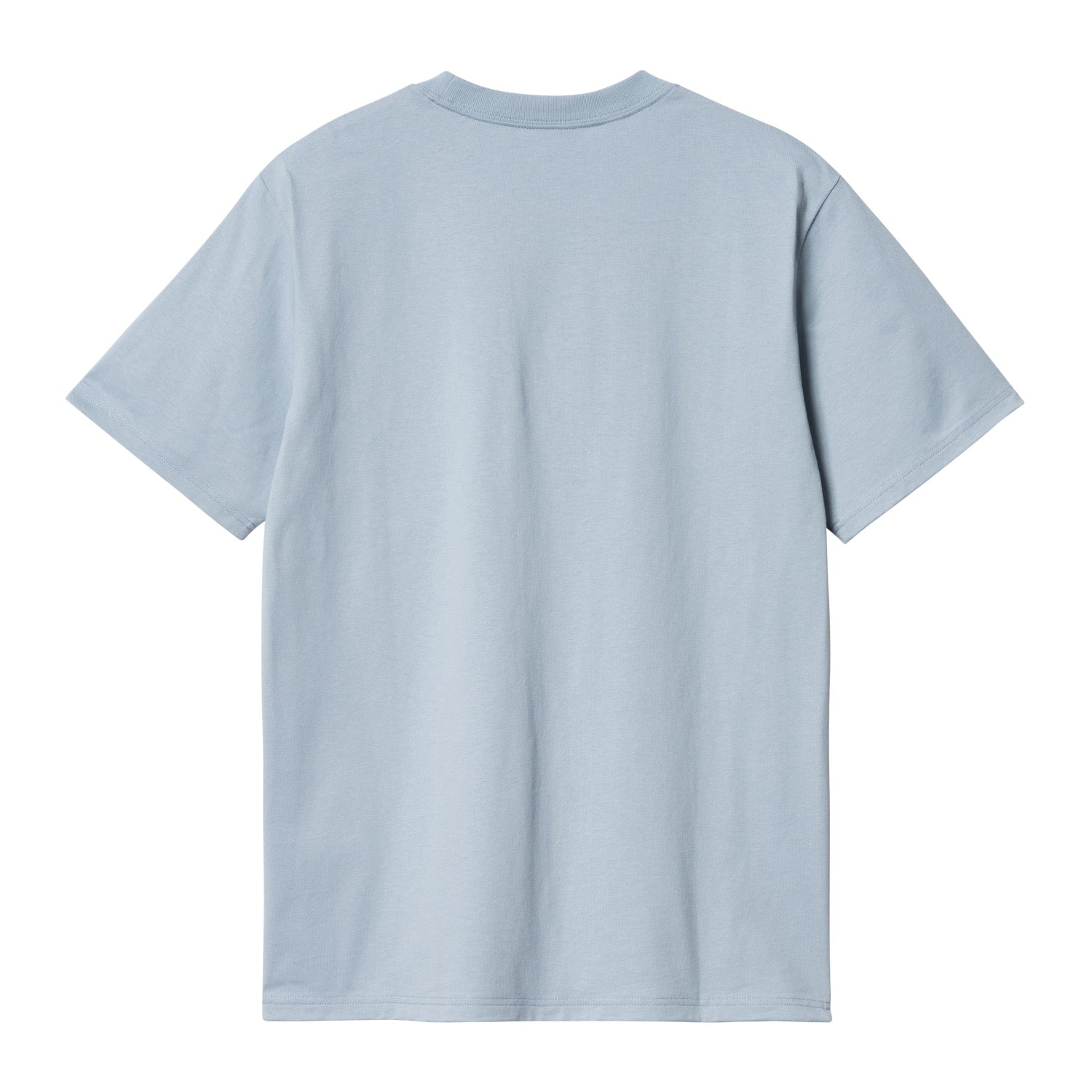 S/S UNIVERSITY T-SHIRT - Dusty Ice / White