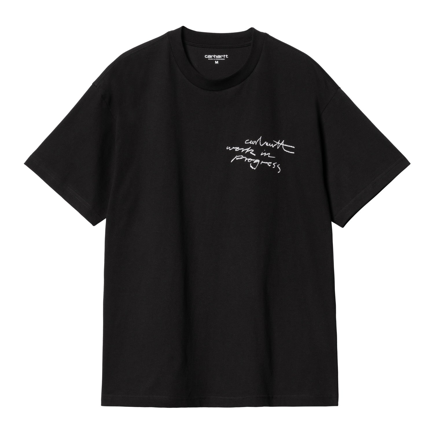 S/S WIP PENCIL T-SHIRT - Black / White