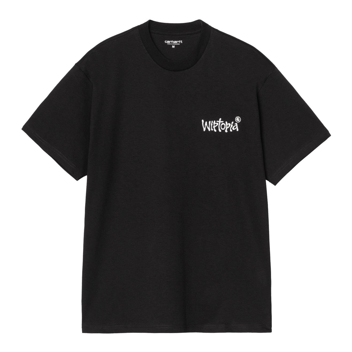 S/S WIPTOPIA SCRIPT T-SHIRT - Black / Wax 1
