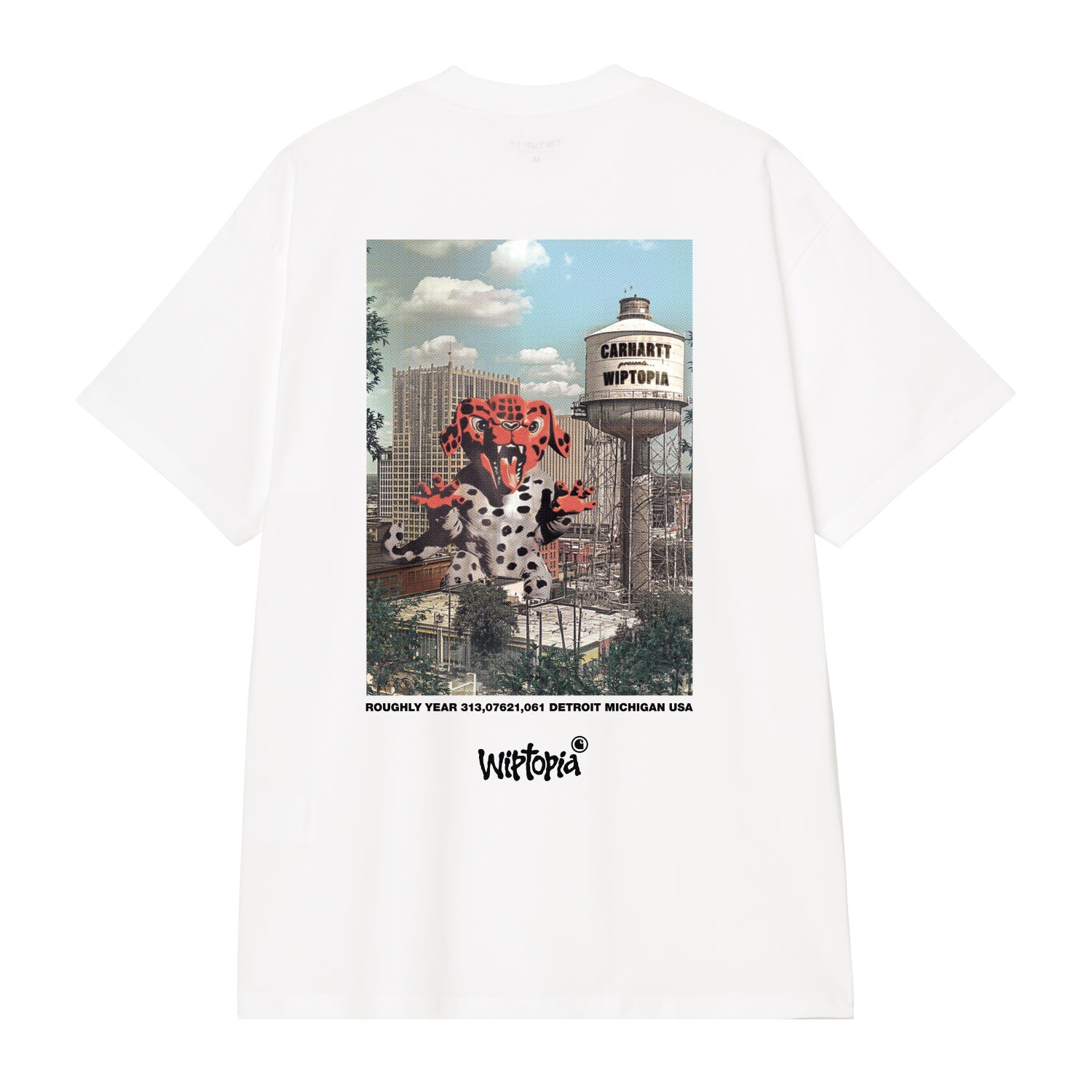 S/S WIPTOPIA T-SHIRT  - White